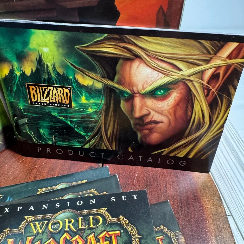 World of Warcraft The Burning Crusade Expansion Set PC Mac 4-Disc Manual Box Set